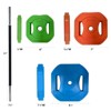 Adjustable Barbell Weight Set, 40lb /20kg Adjustable Free Weights for Home and Gym Workout - 3 of 4