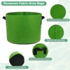 Unique Bargains Thickened Fabric Durable Handles Multipurpose Good Drainage Plant Grow Bags 5 Pcs - 2 of 4