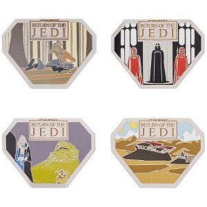 LOUNGEFLY FUNKO PIN SET: STAR WARS 40TH ANNV RETURN OF THE JEDI 4PK - 1 of 2