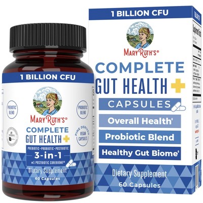 MaryRuth's Complete Gut Health+ Capsules, 60 ct