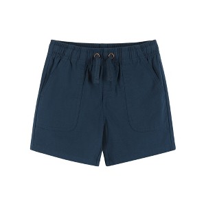 Andy & Evan  Toddler Navy Ripstop Drawstring Shorts. - 1 of 1