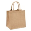 Sparkle and Bash 12 Pack Large Burlap Reusable Tote Bag with Handles for Grocery, Shopping, 12 x 12 in - image 3 of 4