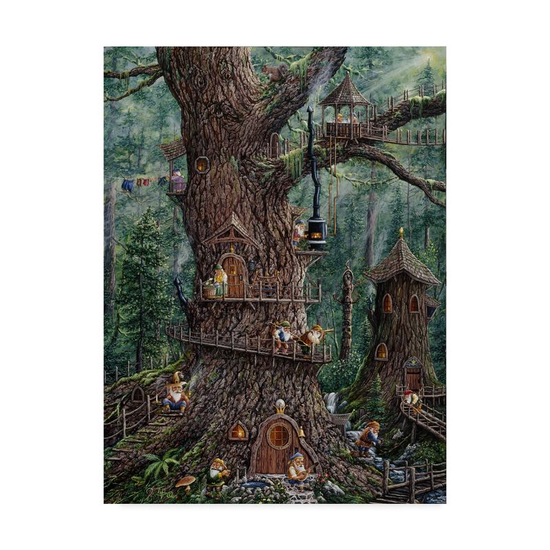 Trademark Fine Art -Jeff Tift 'Gnomes Sweet Home' Canvas Art, 2 of 4
