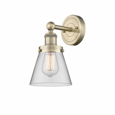Cone - 1 Light Wall Sconce In Industrial Style-10 Inches Tall and 6.5 Inches Wide