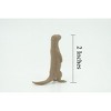 Collectible Wildlife Gifts | River Otter Standing,  Rubber Animal, Hand Painted, Realistic Figure,  Design, Toy,  Gift,     2 Inches.   F7047 B30 - 2 of 4