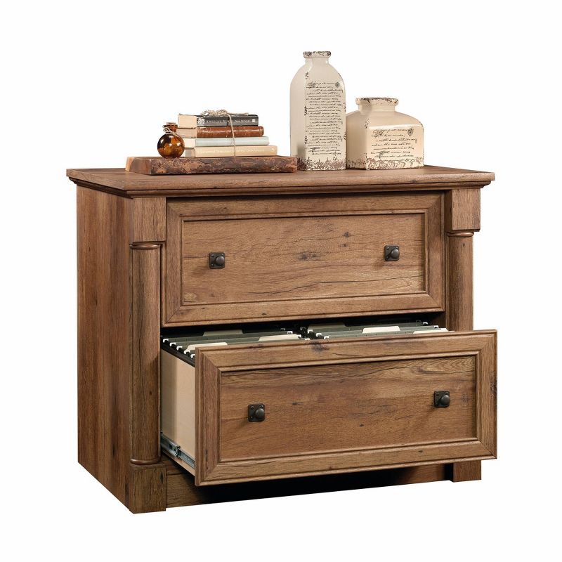 Palladia File Vintage Oak - Sauder: 2-Drawer Lateral, MDF & Laminate, UPC 042666032759, Adult Assembly Required, 3 of 10