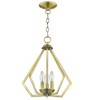 Livex Lighting Prism 3 - Light Chandelier in  Antique Brass - 4 of 4