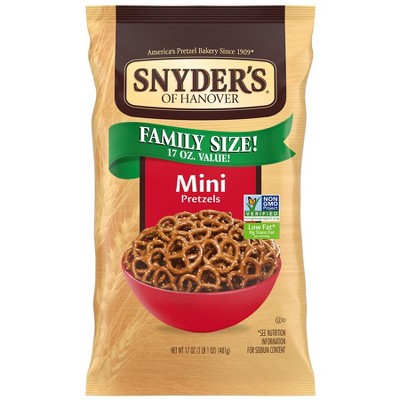 Snyder's  Mini Pretzels 17 oz
