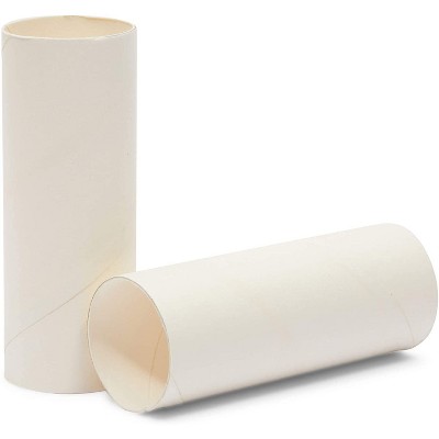 Bright Creations 36-Pack White Cardboard Tubes for Arts and Crafts, DIY Craft Paper Roll (1.6 x 4.7 in)