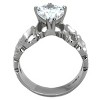 Slickblue Women's Polished Stainless Steel Teardrop CZ Ring with Clear Stone, Solitaire Style, size 5–10 - 3 of 4