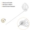Unique Bargains Metal DIY Women's Clothing Dress Leaf Sewing Brooch Pin 20 Pcs - 4 of 4
