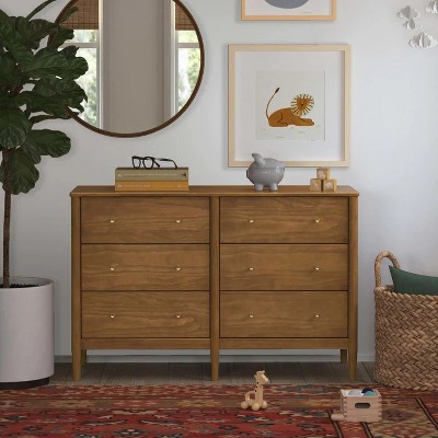 eLite Frem 6-Drawer Dresser Walnut