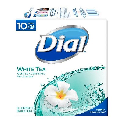 Dial Skin Care White Tea Bar Soap - 10pk - 4oz each