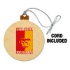 Pittsburgh State University Primary Logo Wood Christmas Tree Holiday Ornament - 2 of 4