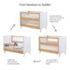 BreathableBaby Breathable Mesh 3-in-1 Convertible Crib, Beech & White, Greenguard Gold Certified - 4 of 4