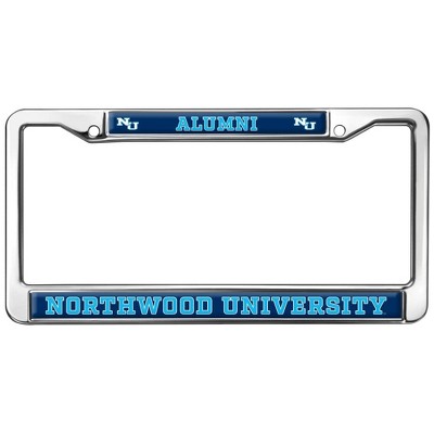 Northwood University Alumni Logo Full Size Standard License Plate Metal Frame