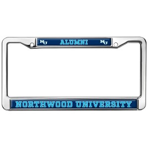 Northwood University Alumni Logo Full Size Standard License Plate Metal Frame - 1 of 4