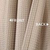 Waterproof Waffle Weave Textured Kitchen Valances for Windows 60"x15", Washable Short Window Curtains for Bathroom, Living Room, or Bedroom - 4 of 4