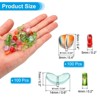 Unique Bargains Jewelry Making Craft Embellishments Tulip Flower Crystal Glass Beads - 2 of 4