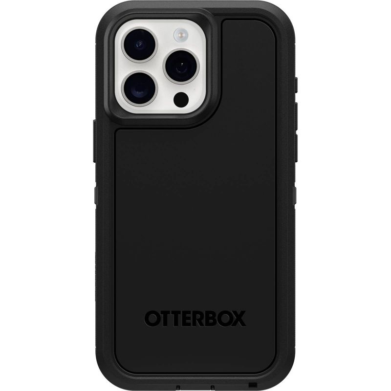 OtterBox Apple iPhone 15 Pro Max Defender Pro XT Series Case with MagSafe - Black, 1 of 7
