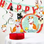 "Happy Birthday" Dog Print Decoration Kit