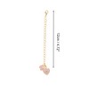 Unique Bargains Butterfly Heart Cup Chain Charm Water Cup Pendant 1 Pc - 2 of 4