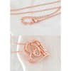 Anna-Kaci Zircon Crystal Rhinestone Jewelry Heart Pendant Necklace Perfect for Wife on Wedding Anniversary, Valentine's, or Mother's Day - 4 of 4
