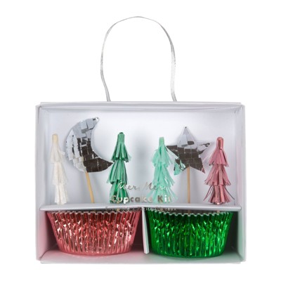 Meri Meri Festive Tree Cupcake Kit