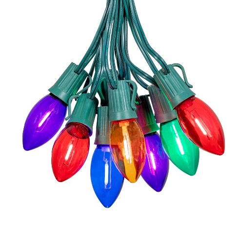 Novelty Lights C9 LED Christmas Smooth Plastic Light Set, (25 Bulbs, 25 Feet) - image 1 of 4