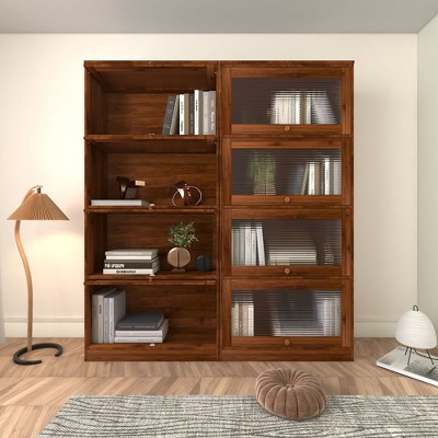 NicBex 10/4-Tier Bookshelf,Bookcase with Cubby Storage,Book Shelves for Bedroom&Office,Living Room Furniture