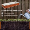 95" x 36" x 12" Galvanized Raised Garden Bed, Easy DIY and Cleaning for Growing Flowers, Herbs, Succulents - 4 of 4