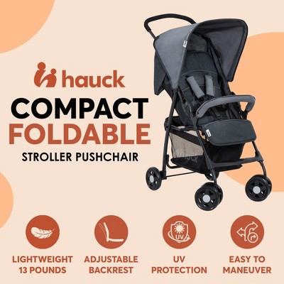 Hauck Charcoal Stone Compact Foldable Jogger Stroller