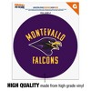 University of Montevallo Falcons Logo Automotive Car Window Locker Circle Bumper Sticker - 3 of 4