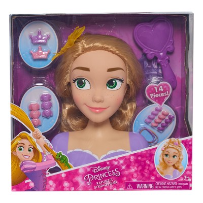 disney princess rapunzel long locks styling head