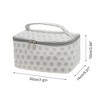 Unique Bargains Lightweight Square Dots Travel Cosmetic Bag 1 Pc - 2 of 4