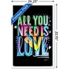 Trends International Jason Naylor - All You Need Is Love Framed Wall Poster Prints - 3 of 4