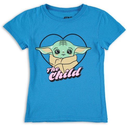 Girls Classic Star Wars T-shirt - Star Wars Baby Yoda Fashion Shirt ...