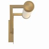 Crystorama Lighting Clinton 1 - Light Vanity in  Vibrant Gold - 4 of 4