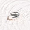 EVRY JEWELS WATERPROOF Gold or Silver Plated Pavé Crystal Wrap Ring - 3 of 3