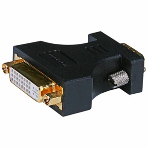 Monoprice HD15(VGA) Male to DVI-A Female Adapter (Gold Plated Connector) For Use With Analog DVI Monitors - 1 of 4