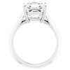 Pompeii3 4Ct Moissanite Asscher Cut Engagement Solitaire Ring 14k White or Yellow Gold - 2 of 4
