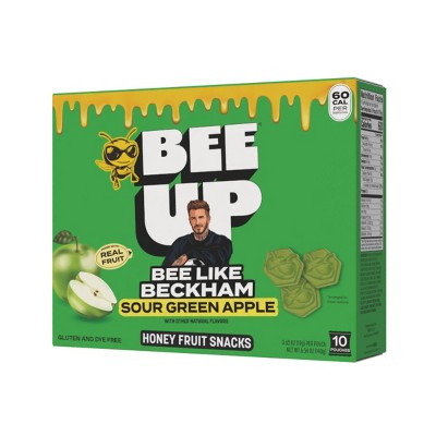 BEEUP Sour Green Apple Honey Fruit Snacks - 6.54oz/10ct
