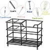 LunaLulinlk 304 Stainless Steel Bathroom Toothbrush Holder Toothpaste Holder Stand Bathroom Accessories Organizer (Black) - 2 of 4