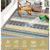 Rug Waterproof Outdoor Carpet Patio Rug Mat Reversible RV Camping Rug Plastic Straw Rug Outside Outdoor Area Rug for Patio Balcony Backyard Picnic - 4 of 4