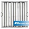 Garvee Commerical Hood Filters 19.5 Inch, 430 Stainless Steel 5 Grooves, Range Hood Filters for Restaurant Kitchen Exhaust Hoods, Pack of 6 - 2 of 4