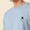 Dalix Astronaut Embroidered Cotton Classic Fit Long Sleeve Crewneck Tee Shirt Mens - 4 of 4