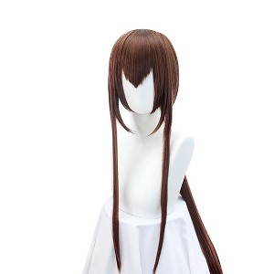 Unique Bargains Women's Wigs 37" Brown with Wig Cap - 1 of 4