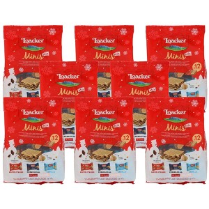 Loacker Wafer Mini Assorted Mix Napolitaner, Cremkakao, and Vanilla - Case of 8/4.23 oz - 1 of 4