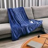 Peace Nest Thicker Dual-Side Flannel Heated Electric Throw Blanket with 10 Heating Levels - 2 of 4