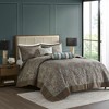 Gracie Mills Thornton 5-Piece Reversible Jacquard Bedspread Set with Throw Pillows - 2 of 4